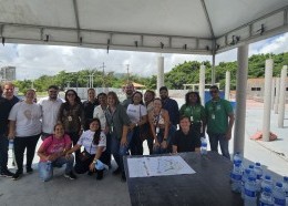 Segov realiza vistoria das obras de implantação da Praça Aymar Mesquita - Foto - Divulgação (1)